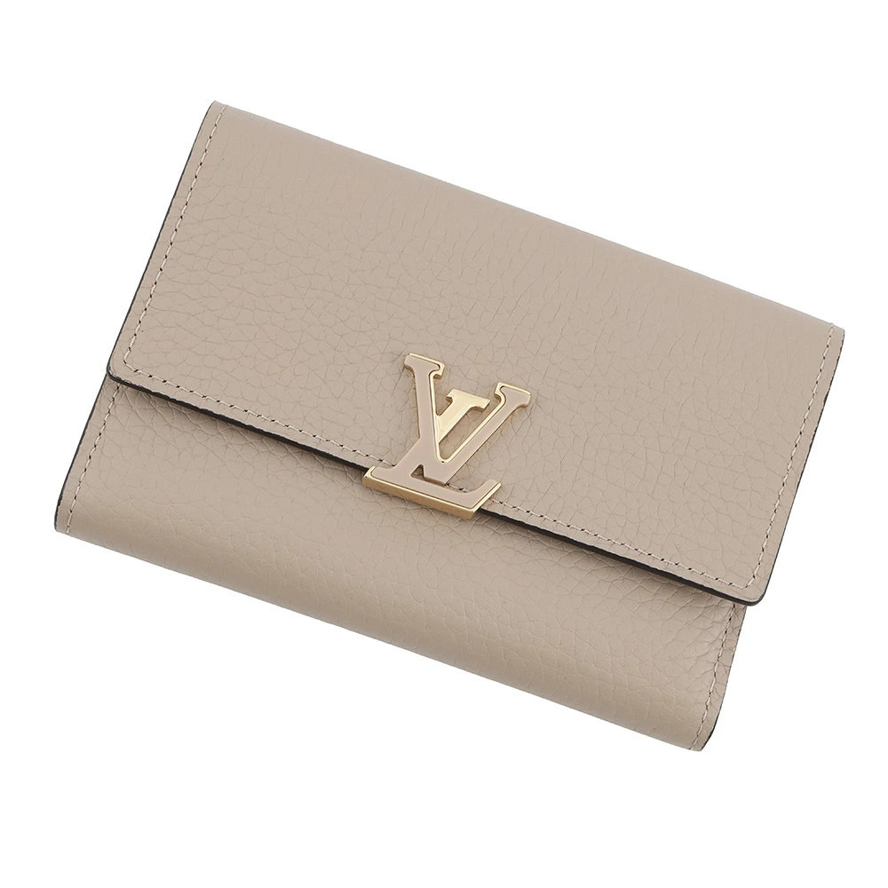 Louis Vuitton Tri fold Wallet Taurillon Leather Portefeuille Capucines Compact